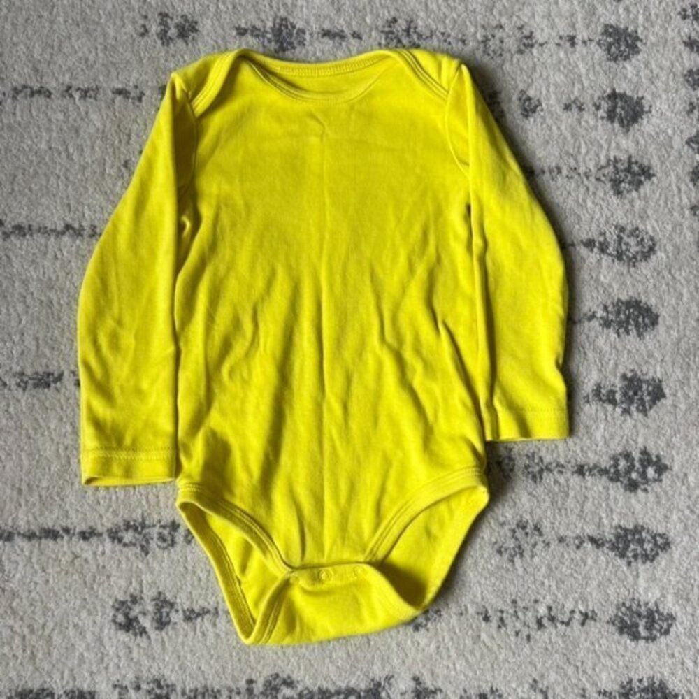 Primary Neon Yellow Bodysuit Baby 9-12 Months